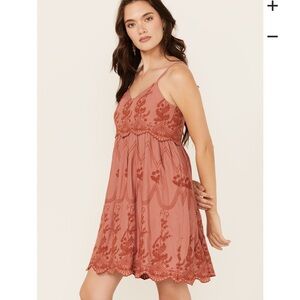 Embroidered mini dress from urban outfitters